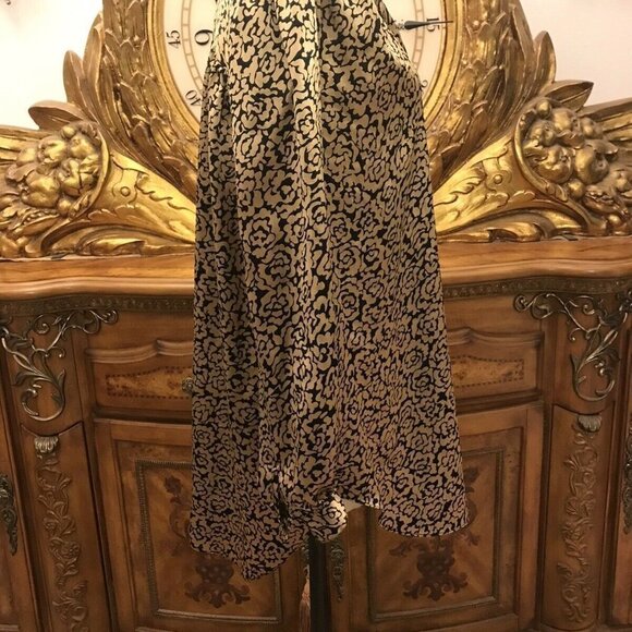 VTG Heritage Road Blouse BUST 47" GOLD AND BLACK PLUS SIZE Shirt  B1 - Picture 3 of 5